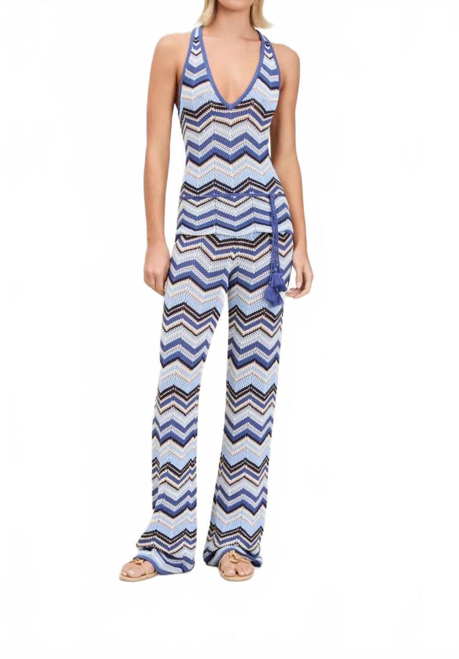 NEW DEVON WINDSOR carina knit top in marina